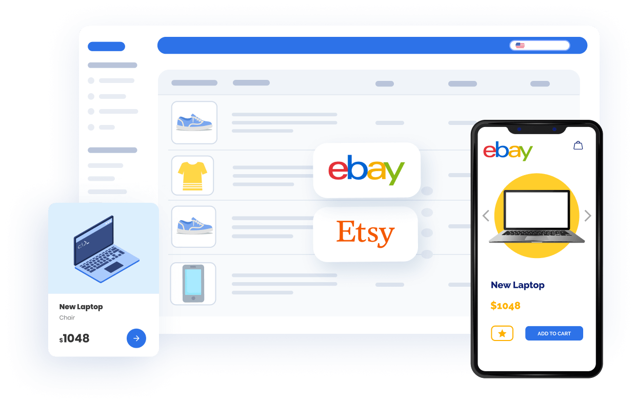 Connect eBay to Etsy 3Dsellers